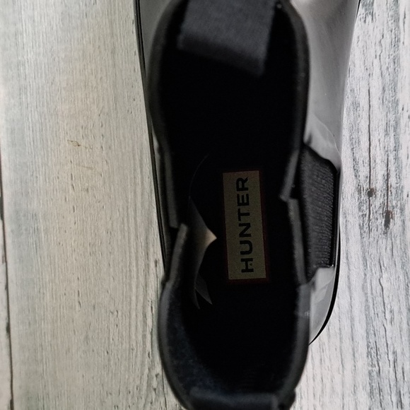 Hunter Big Kids Original Gloss Chelsea Boots 3B/4G - Picture 9 of 11